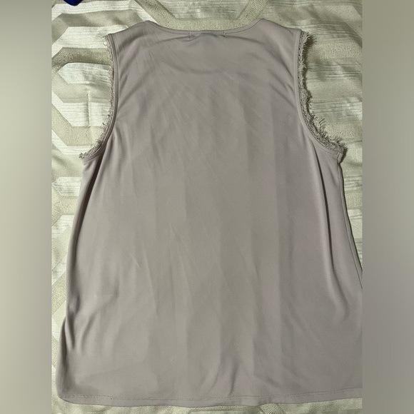 GUC BANANA REPUBLIC Pale Dusty Pink Front Detail Sleeveless Top, SZ XS - Picture 5 of 5